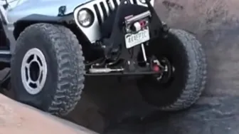 Jeep Wrangler On ORIs Does Hells Revenge Escalator Obstacle