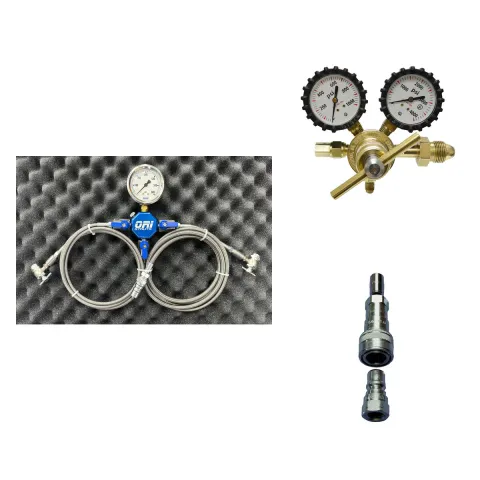 Bundle: Dual Fill Kit, Nitrogen Regulator, Quick Change Coupler