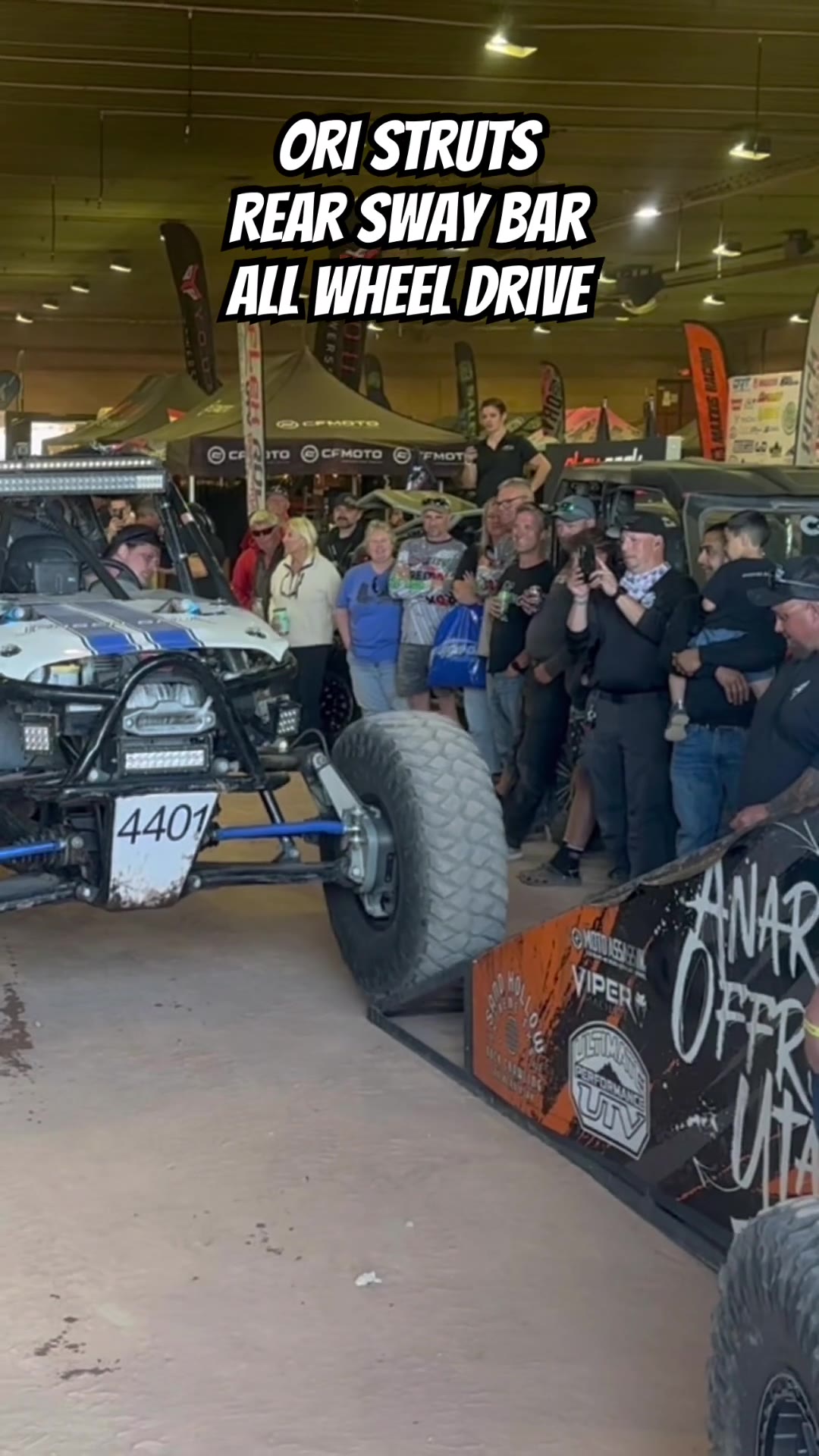 All Wheel Drive ORI Car With Rear sway Bar Connected on RTI Ramp